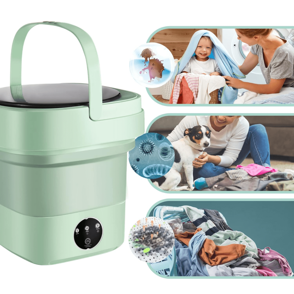 EasyWash! mini Lavadora y centrifugadora. - Bienestar | DROPNEXO.